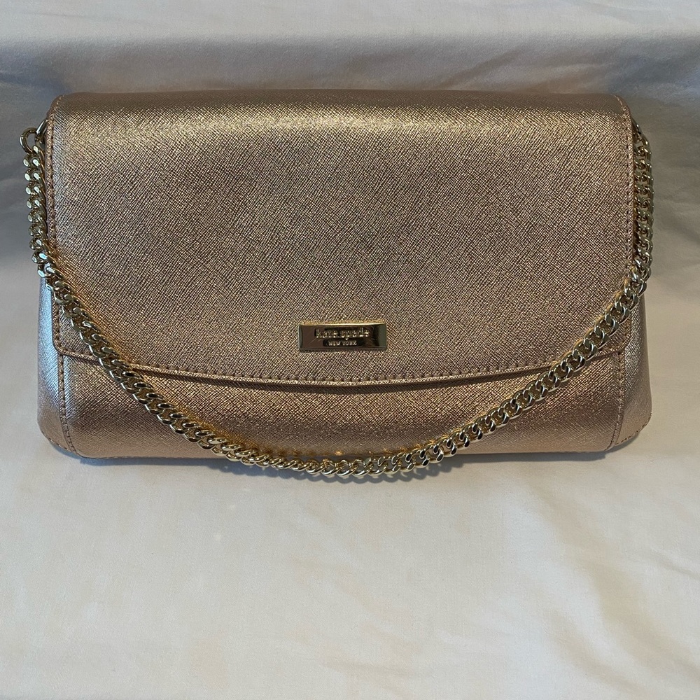 Kate Spade rose gold crossbody